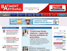 Tablet Screenshot of lebatimentartisanal.com